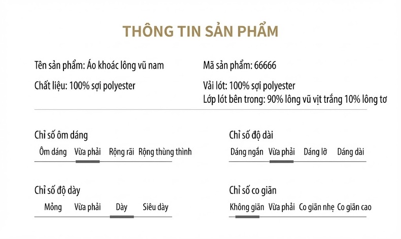 Áo Khoác Phao Nam Cao Cấp Cổ Trụ Lót Lông Có Thể Tháo Rời Chống Gió Giữ Ấm Phong Cách Doanh Nhân Màu Đen, Xanh Navy chi tiết 9