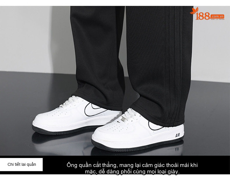 Quần dài ống rộng nam phong cách Mỹ, dáng thể thao, chất liệu mềm rủ chi tiết 25