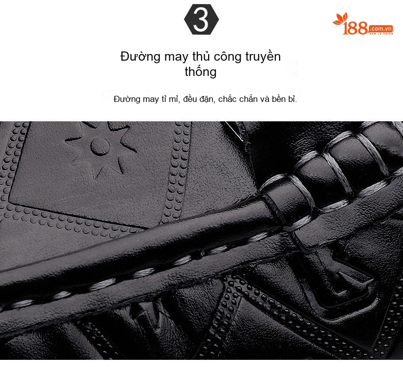 Giày Lười Nam Da Thật Cao Cấp Chiều Cao Đế Khoảng 2cm Màu Đen, Trắng, Xanh Navy chi tiết 12