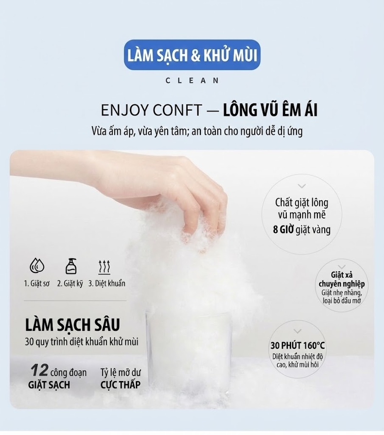 Áo Khoác Dạ Nam Dáng Dài Lông Cừu Lót Lông Ngỗng Tháo Rời Màu Đen chi tiết 8