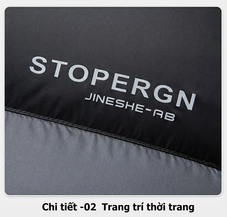 Áo phao lông vũ nam nữ có mũ trùm đầu giữ nhiệt chi tiết 24