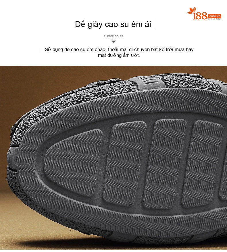 Giày Martin Nam Cổ Cao Vải Canvas Khóa Zip Chiều Cao Đế Khoảng 3cm Màu Be, Xám, Xanh Dương chi tiết 7