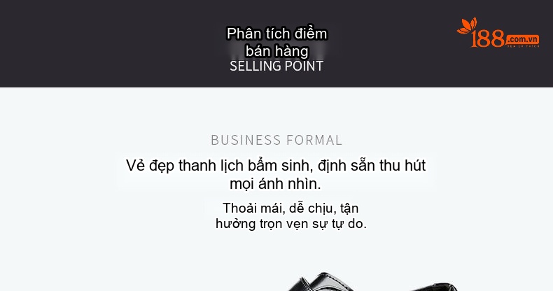 Giày Tây Monk Strap Nam Da Bóng Chiều Cao Đế Khoảng 3cm Màu Đen, Nâu chi tiết 3