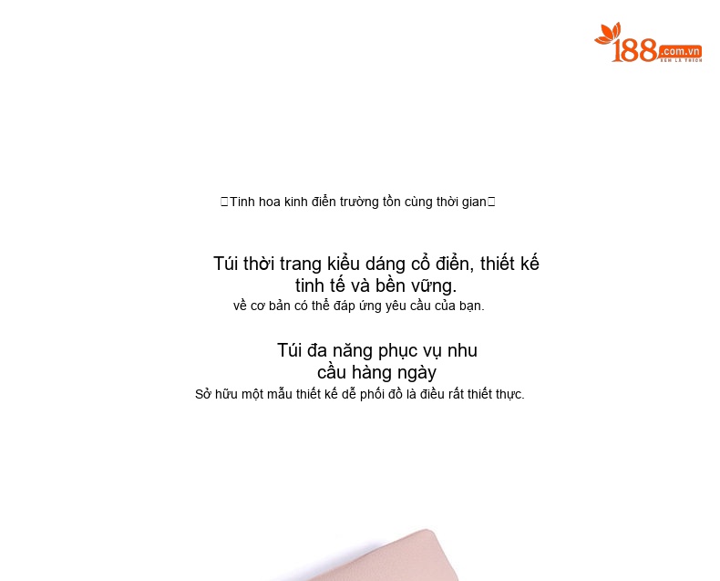 Túi Đeo Vai/Đeo Chéo/Xách Tay Nữ Da Bò Cao Cấp Thiết Kế Tối Giản Màu Nâu, Hồng, Đen chi tiết 7