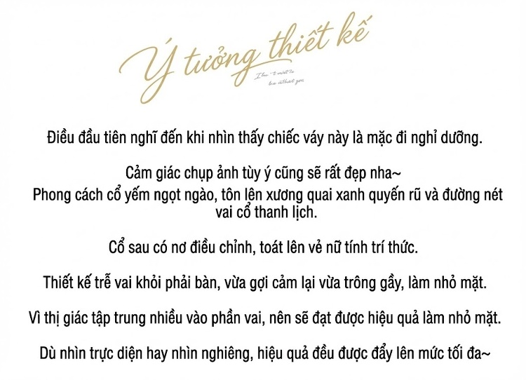 Váy Maxi Hở Vai Cổ Yếm Dáng Xòe Thêu Hoa Phong Cách Pháp Nữ Tính Màu Kem chi tiết 2