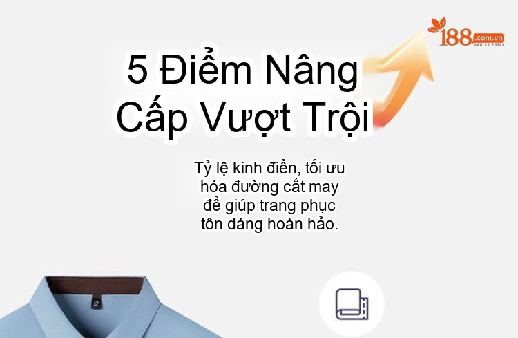 Áo Polo Nam Dài Tay Lụa Tơ Tằm Cổ Bẻ Phong Cách Business Casual Màu Be, Xanh Dương, Xám, Tím... chi tiết 7