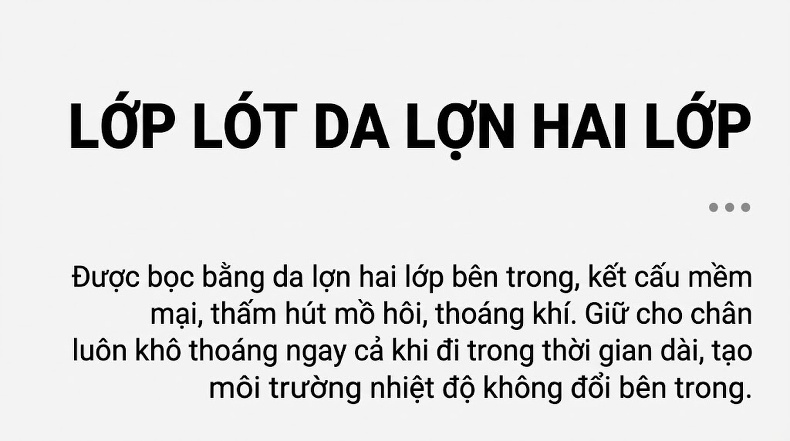 Giày Tây Buộc Dây Nam Da Bóng Chiều Cao Đế Khoảng 3cm Màu Đen chi tiết 7