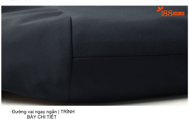 Áo Khoác Phao Nam Milk Silk 90% Lông Ngỗng Xám Mỏng Nhẹ Có Mũ Màu Xanh Navy chi tiết 24