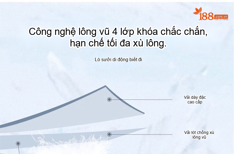 Áo Phao Nam 90 Bạch Áp Nhung Dày Dặn Có Mũ Trùm Đầu Màu Đen chi tiết 13