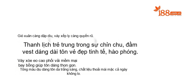 Váy Đầm Vest Công Sở Nữ Dáng Dài Xòe Ly Phong Cách Hàn Quốc Màu Đen chi tiết 7