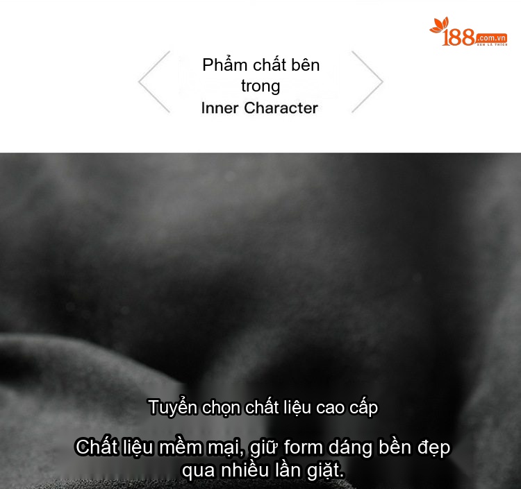 Áo Khoác Cotton Nam Nữ Cổ Trụ Dáng Rộng Màu Đen, Nâu, Xám chi tiết 4