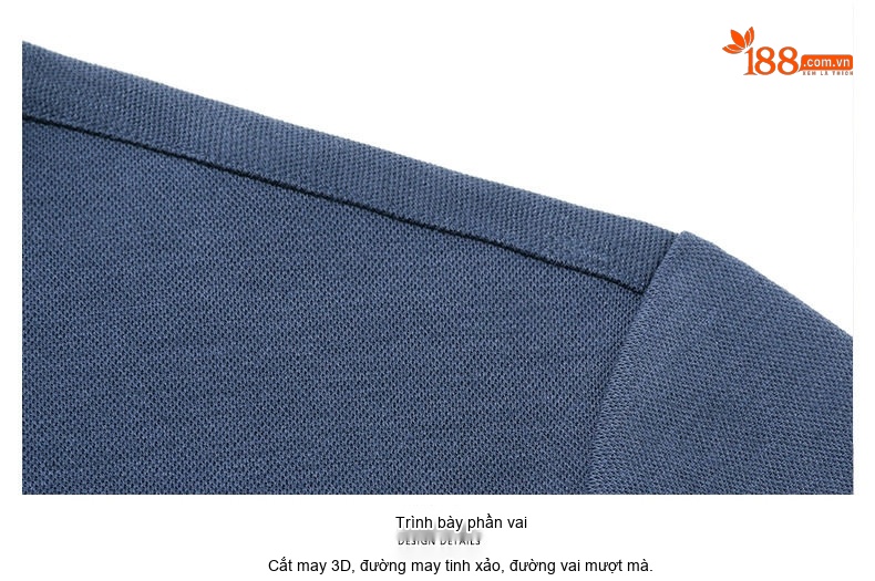 Áo Thun Polo Nam Tay Dài Cotton Thoải Mái Chống Nhăn Phong Cách Công Sở Màu Xám, Xanh, Đỏ chi tiết 28