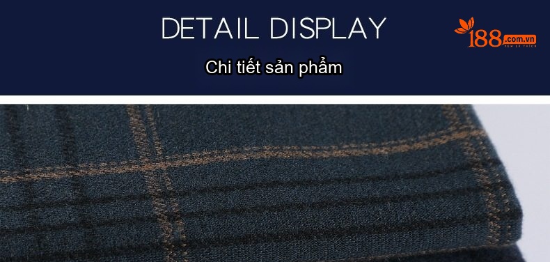 Áo Sơ Mi Nam Dài Tay Lông Dê Ca Rô Chống Nhăn Thoáng Mát Màu Xám, Xanh Đen chi tiết 14