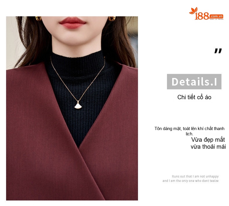Set Áo Blazer Tay Lông và Chân Váy Nữ Phong Cách Hàn Quốc Màu Đỏ Rượu Vang, Đen chi tiết 9