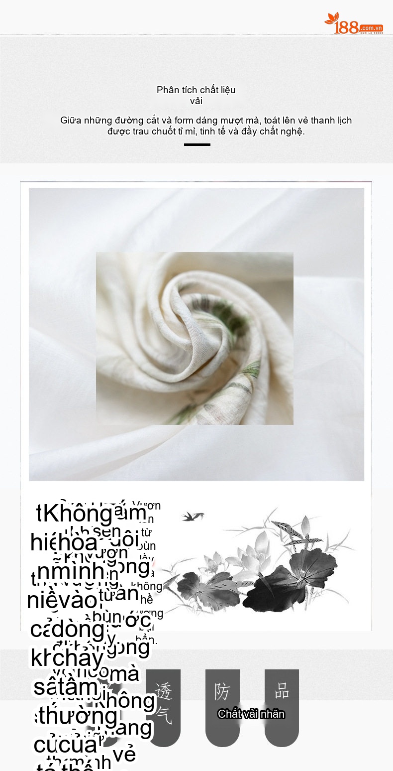 Váy Bộ Quốc Phong Trung Hoa Cách Tân Nữ Thiết Kế Khóa Cài Thanh Lịch Phong Cách Nhỏ Nhắn Màu Trắng, Hồng chi tiết 12
