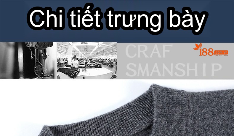Áo Len Nam Cổ Lọ Dệt Kim Lông Cừu Giữ Ấm Dày Dặn Màu Be, Đỏ, Xám, Nâu... chi tiết 51