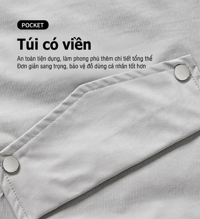 Áo Khoác Bomber Nam Dáng Rộng Phong Cách Retro Màu Xanh Olive, Đen, Xám... chi tiết 9