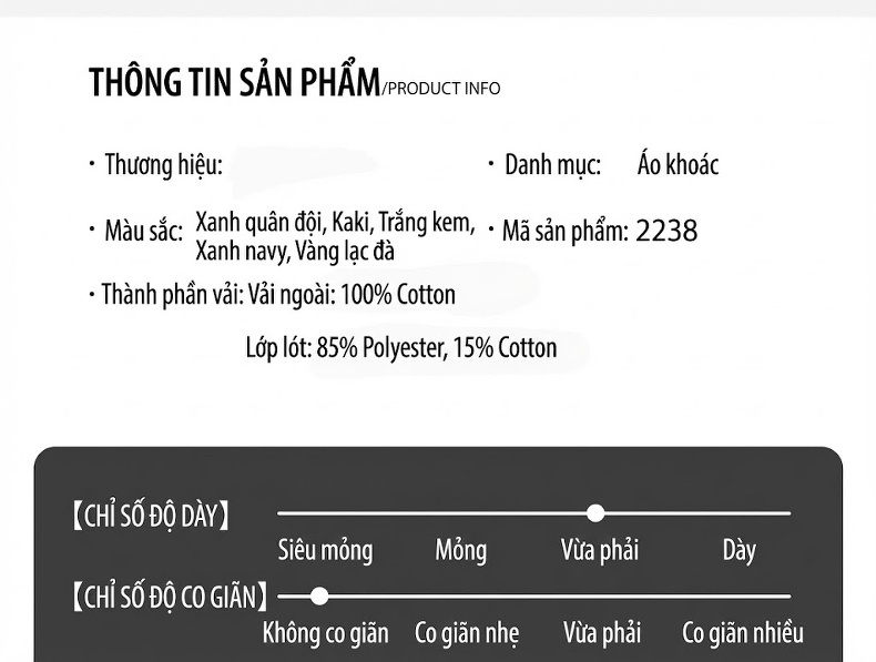 Áo Khoác Bomber Nam Cotton Dáng Rộng Phong Cách Bụi Bặm Màu Be, Xanh Navy, Nâu, Xanh Rêu... chi tiết 9