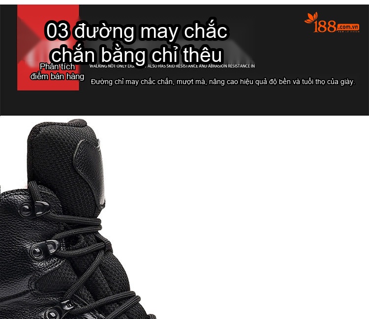 Giày Cao Cổ Nam Da Bò Lót Lông Giữ Ấm Chiều Cao Đế Khoảng 4cm Màu Đen chi tiết 12