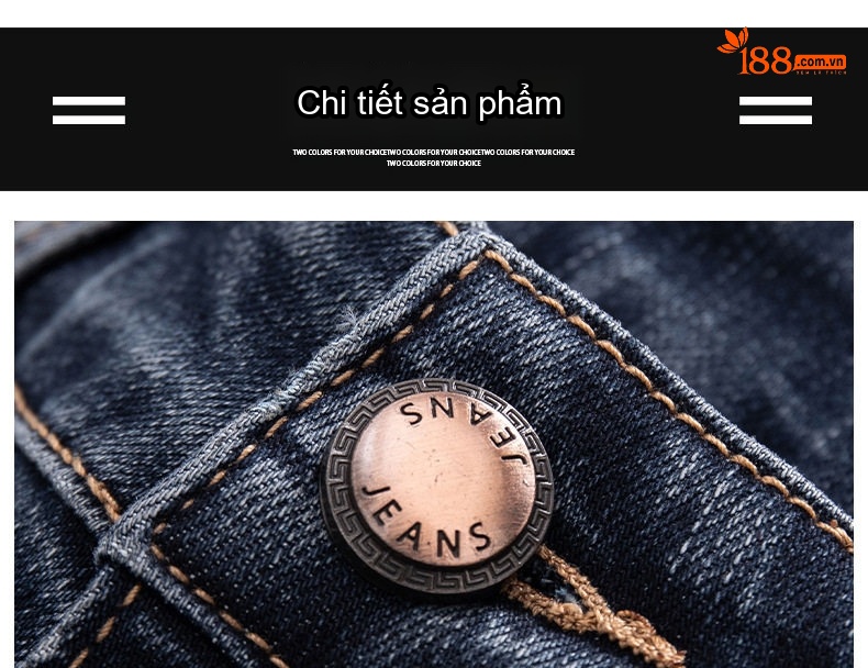 Quần Jean Nam Ống Đứng Dáng Rộng Co Giãn Cao Cấp chi tiết 21