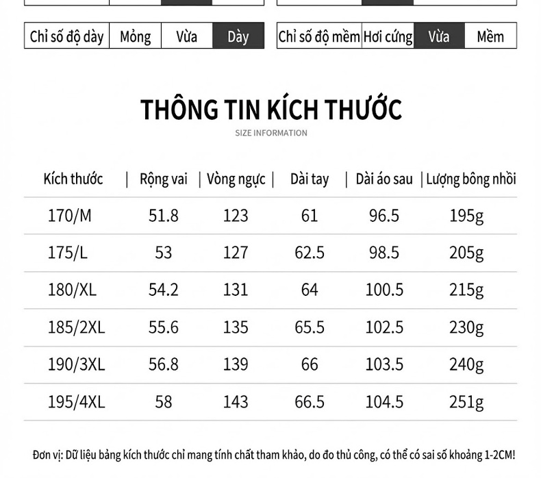 Áo Khoác Phao Nam Dáng Dài Có Mũ Trùm Đầu 90% Lông Vịt Trắng Dày Dặn Giữ Ấm Màu Đen, Kem chi tiết 17