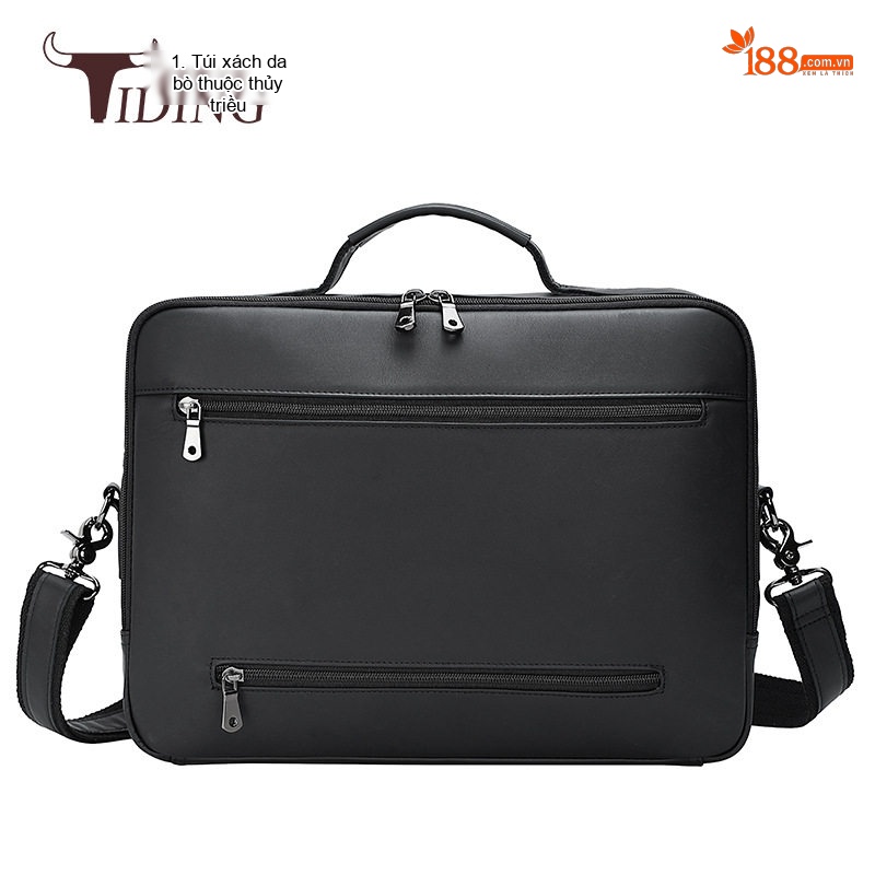Túi xách tay nam da bò công sở đựng laptop 15.6 inch