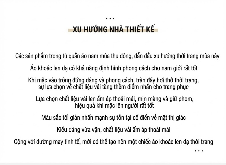 Áo Khoác Dạ Nam Hai Mặt Lót Lông Vũ Có Thể Tháo Rời Màu Đen, Nâu chi tiết 4
