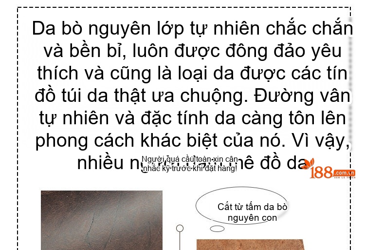 Túi Đeo Ngực/Đeo Chéo Nam Da Bò Sáp (Da Bò Điên) Phong Cách Âu Mỹ Cổ Điển Dung Tích Lớn Màu Nâu, Đen chi tiết 2