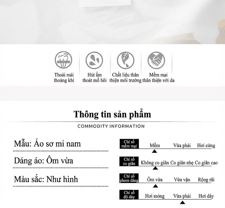 Áo Sơ Mi Nam Tay Dài In Họa Tiết Kỹ Thuật Số Thời Trang Chống Nhăn Màu Đen, Trắng chi tiết 4