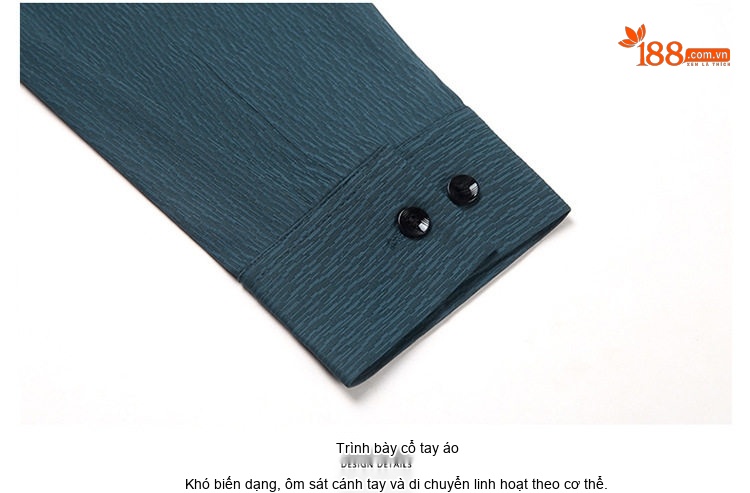 Áo Sơ Mi Nam Tay Dài Lụa Tằm Tơ Chống Nhăn Dáng Ôm Vừa Màu Đen, Xanh Lá, Nâu, Xám... chi tiết 29