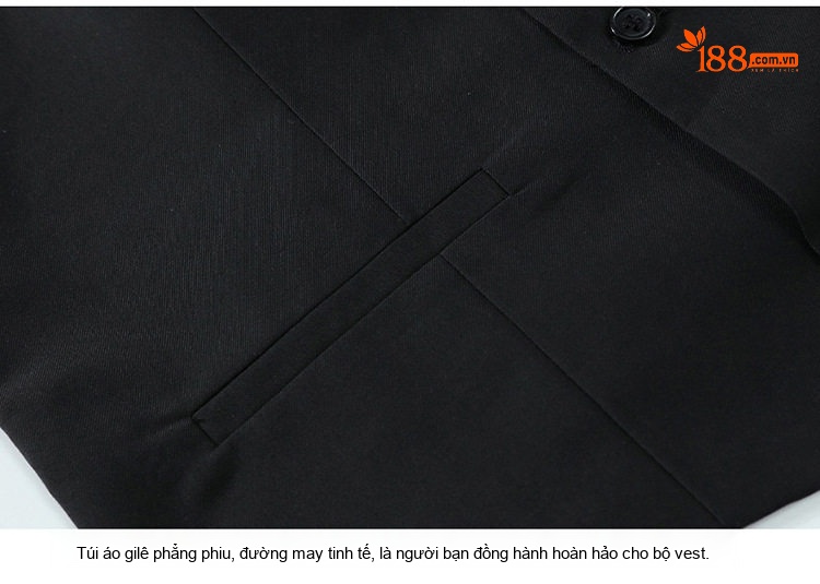 Bộ Vest Nam 3 Món Cộc Tay Dáng Ôm Phong Cách Hàn Quốc Màu Đen, Trắng, Đỏ Rượu Vang, Xanh Navy... chi tiết 21
