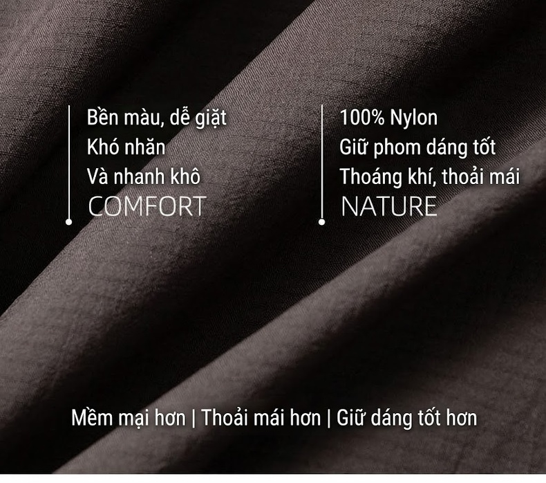Áo Khoác Nam Cotton Pha PI Có Mũ Trùm Đầu Chống Gió Giữ Ấm Màu Đen, Nâu chi tiết 2