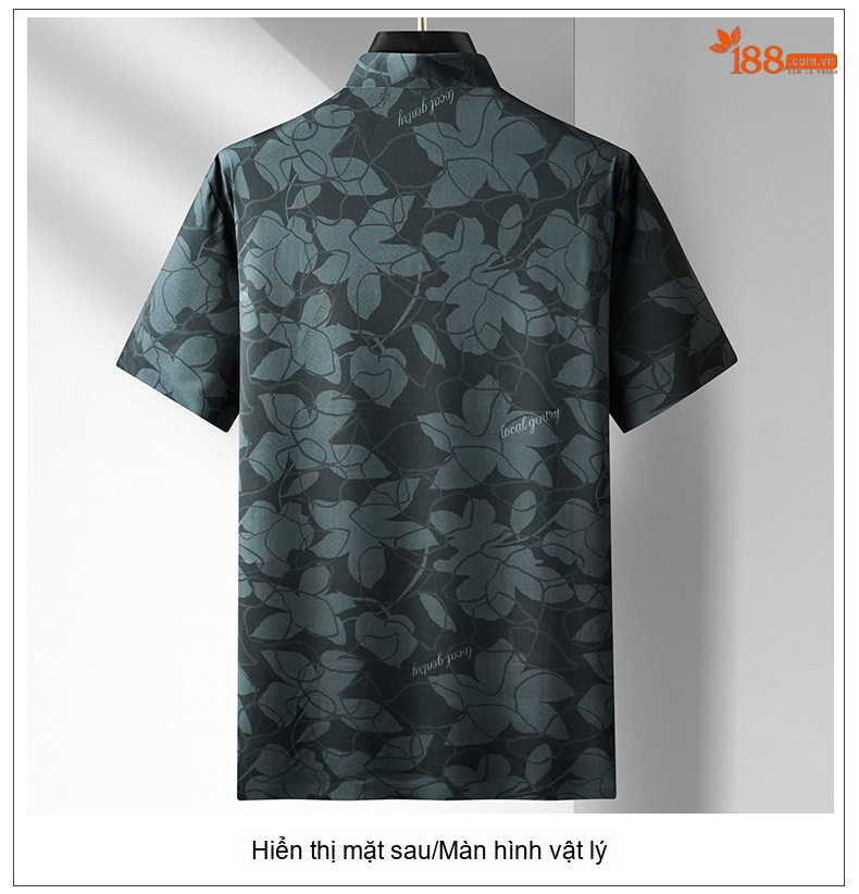 Áo Polo Nam Tay Ngắn In Họa Tiết Cổ Bẻ Thoáng Mát chi tiết 14