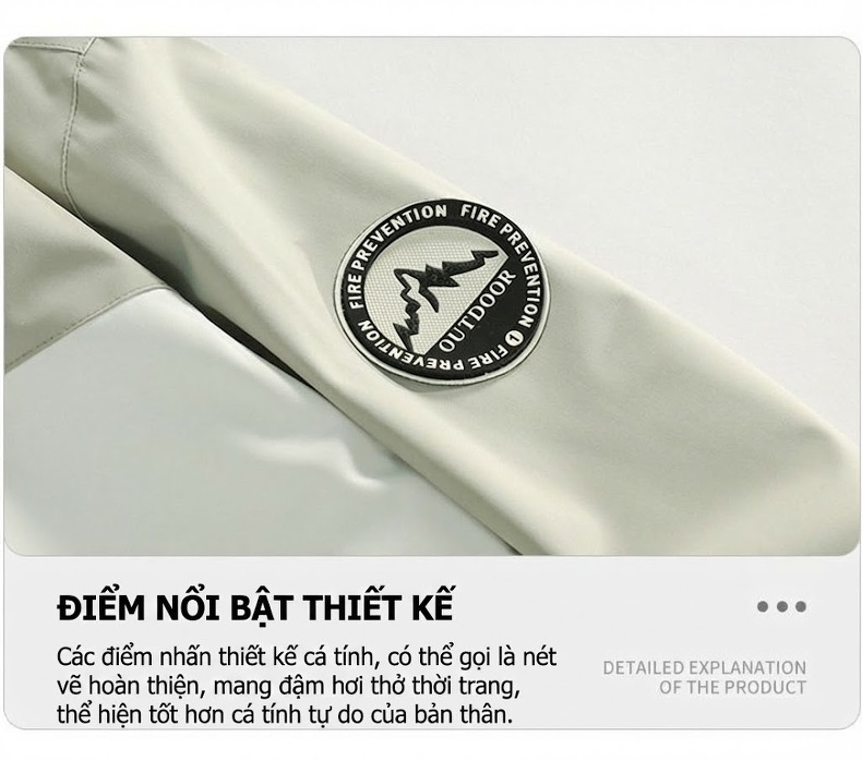 Áo Khoác Gió Nam Nữ Ba Trong Một Lót Lông Cừu Dày Dặn Có Thể Tháo Rời Màu Cam, Trắng, Xanh Dương, Tím... chi tiết 24