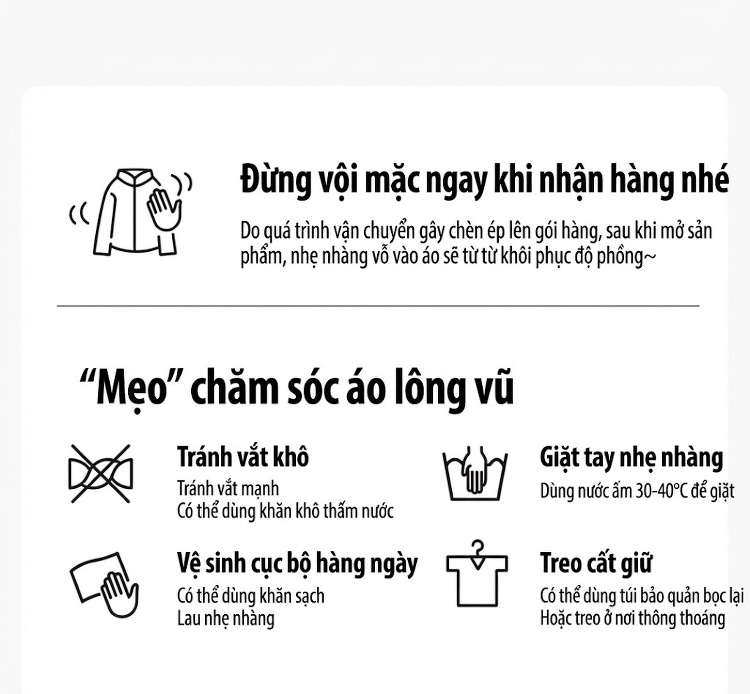 Áo Gile Lông Vũ Nam Nữ Dày Dặn Giữ Ấm Màu Đỏ, Đen chi tiết 7