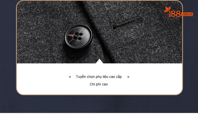 Áo Vest Nam Họa Tiết Ô Vuông Thu Đông Dáng Ôm Màu Xám chi tiết 5