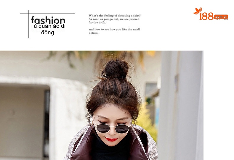 Áo Khoác Phao Nữ Cotton Kiểu Ngắn Thời Trang Màu Trắng Kem, Đen chi tiết 20