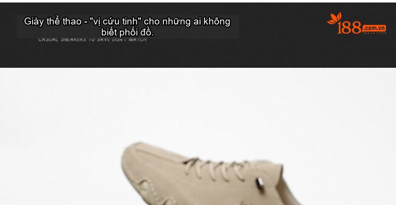 Giày Mọi Nam Da Mờ Chiều Cao Đế Khoảng 2cm Màu Xám, Đen, Kem chi tiết 4