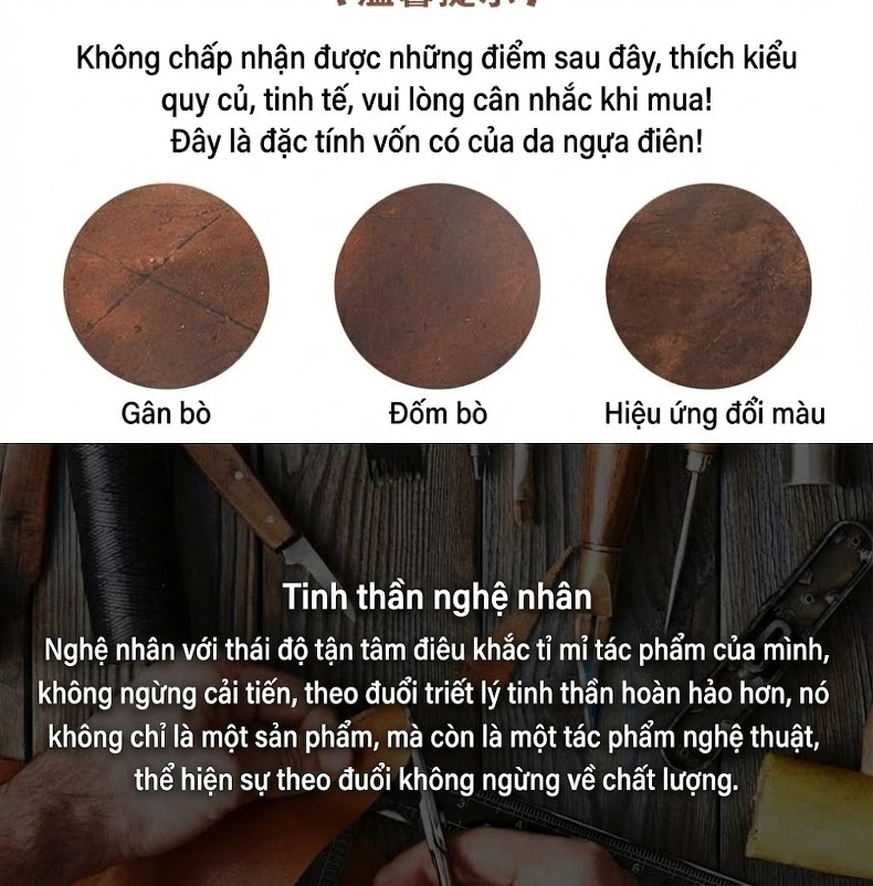Túi Đeo Vai Nam Da Mộc Kiểu Dáng Postman Nắp Gập Cao Cấp Màu Nâu chi tiết 3