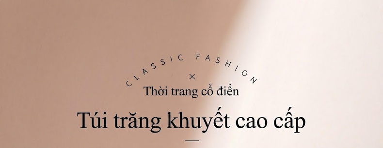 Túi Đeo Vai Nữ Da Bò Mặt Trăng Lưỡi Liềm Thiết Kế Tối Giản Màu Tím, Xanh chi tiết 1