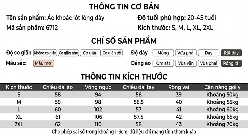 Áo Khoác Nữ Dáng Rộng Dệt Kim Lông Chồn Dày Phong Cách Hàn Quốc Màu Trắng Kem chi tiết 11