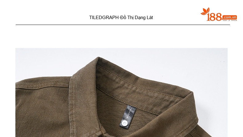 Áo Sơ Mi Cotton Dài Tay Form Rộng Cỡ Lớn Phong Cách Công Sở Màu Đen, Xanh Rêu, Nâu, Trắng Kem chi tiết 6
