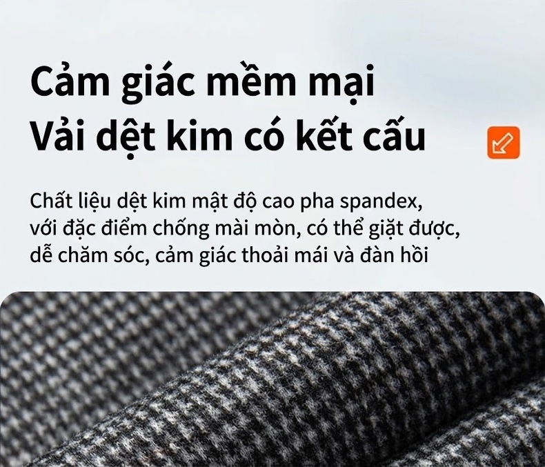 Áo Vest Blazer Nam Họa Tiết Chân Chim Co Giãn Chống Nhăn Dáng Ôm Vừa Vặn Màu Xám chi tiết 5