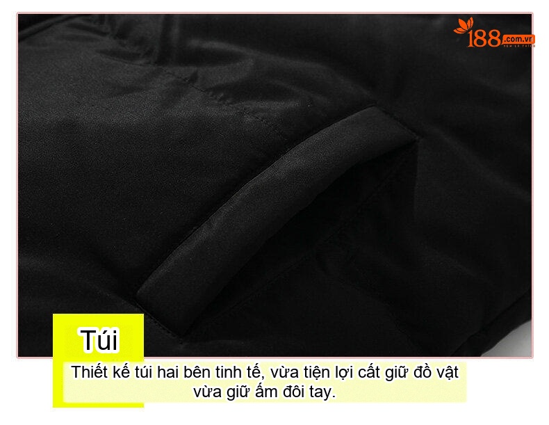 Áo Khoác Phao Nam Lông Cừu Non Dày Dặn Có Mũ Trùm Đầu Phong Cách Hàn Quốc Màu Xanh, Hồng, Trắng, Xanh Lá... chi tiết 18
