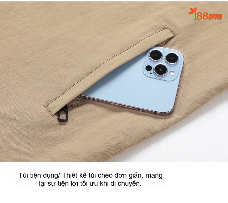 Áo khoác gió nam cổ trụ dáng ôm vừa vặn chi tiết 23