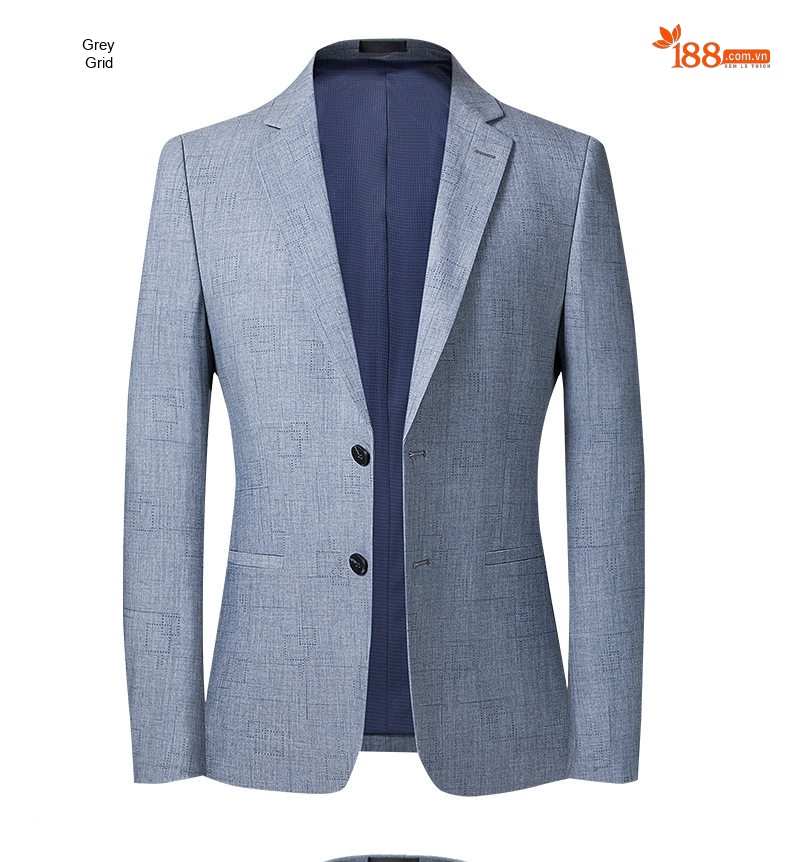 Áo Vest Nam Kẻ Sọc Xám Mỏng Phong Cách Hàn Quốc chi tiết 14