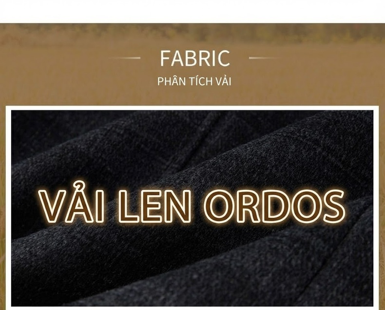 Áo Khoác Dạ Nam Dáng Dài Business Casual Màu Đen, Xám chi tiết 8