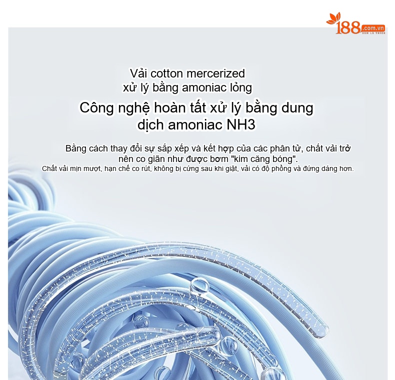 Áo Thun Dài Tay Nam Cotton Lụa Xử Lý Amoniac Màu Trắng, Kem, Nâu, Đen chi tiết 7