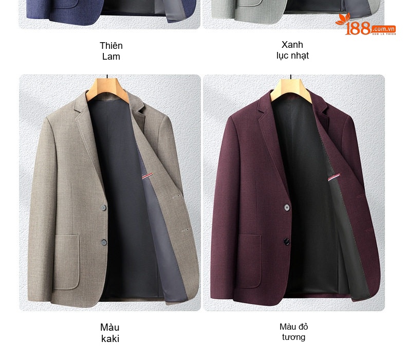 Áo Vest Nam Dệt Kim Co Giãn Không Nhăn Phong Cách Hàn Quốc Màu Đỏ Tía, Xanh Navy, Be, Xám... chi tiết 18