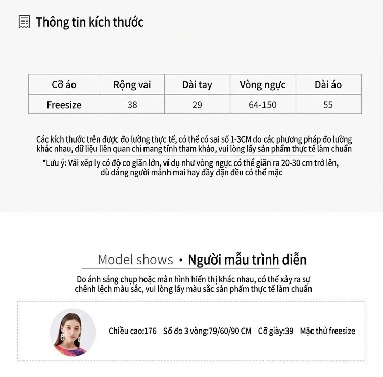 Áo Thun Nữ Tay Lỡ Dáng Ôm Cổ Tròn Màu Trắng, Xanh, Xám, Tím... chi tiết 8